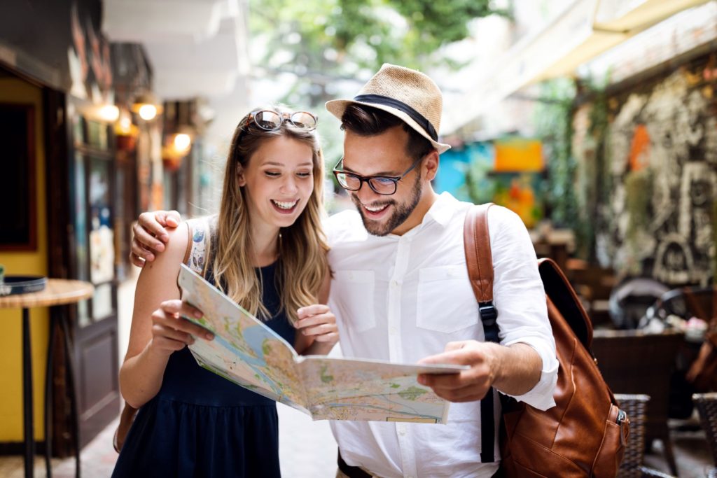 couples plan holiday